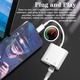 2 in 1 Ethernet Lan Network Adapter with Charge Port PHN0000804
