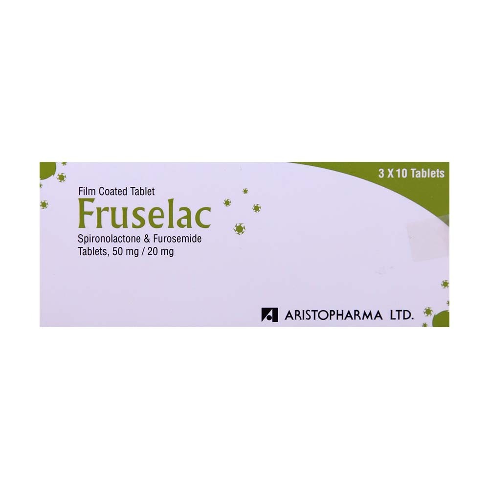 Fruselac Spironolactone 50 & Furorsemide 10PCS 1X3