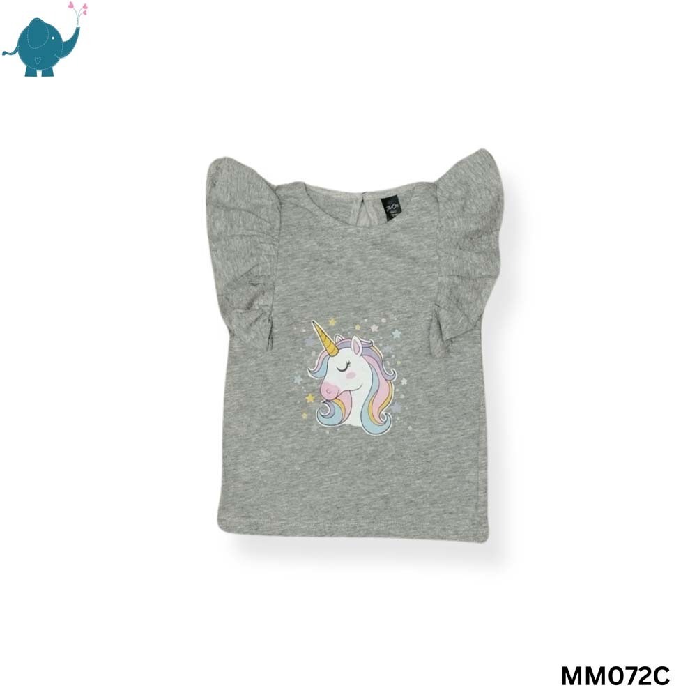 Max & Mia Kid Girl Sleeveless Top MM072C Light Gray XL