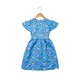 Khay May Flower Dress Blue Medium (1.5yrs-3yrs)