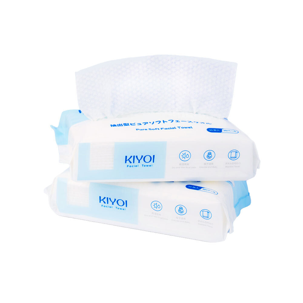 KIYOI Pure Soft Facial Towel FT30-01 (30Sheets)