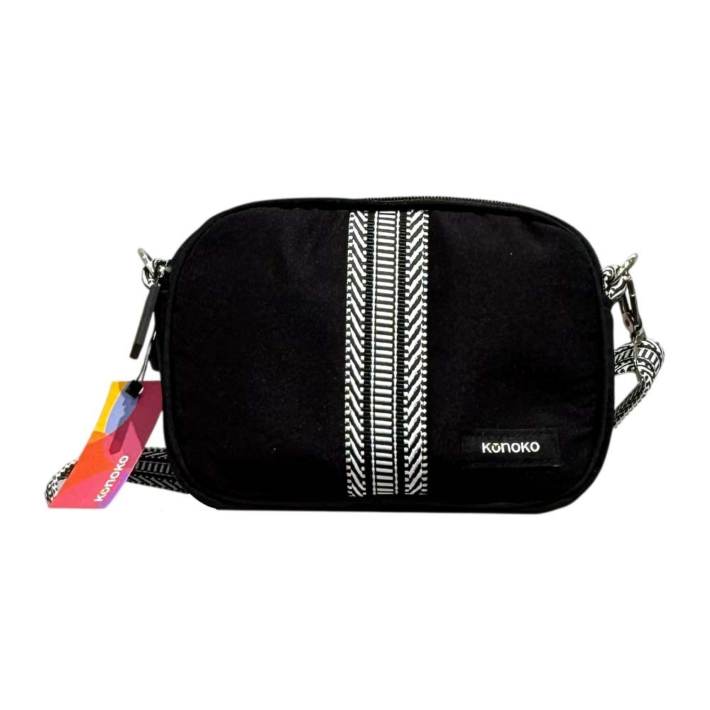 Konoko Arrow Crossbody Bag Small (Black Arrow)