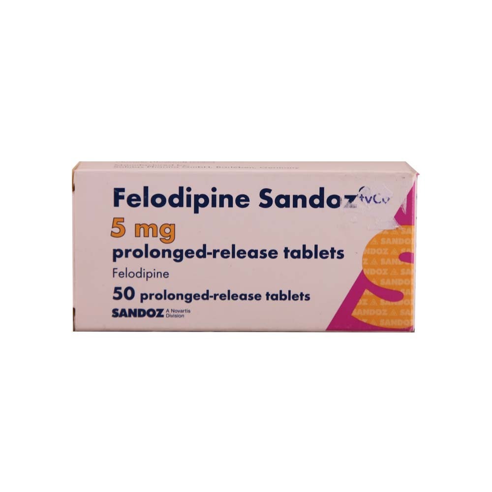 Felodipine Sandoz Prolonged Release 5MG 10PCSx5