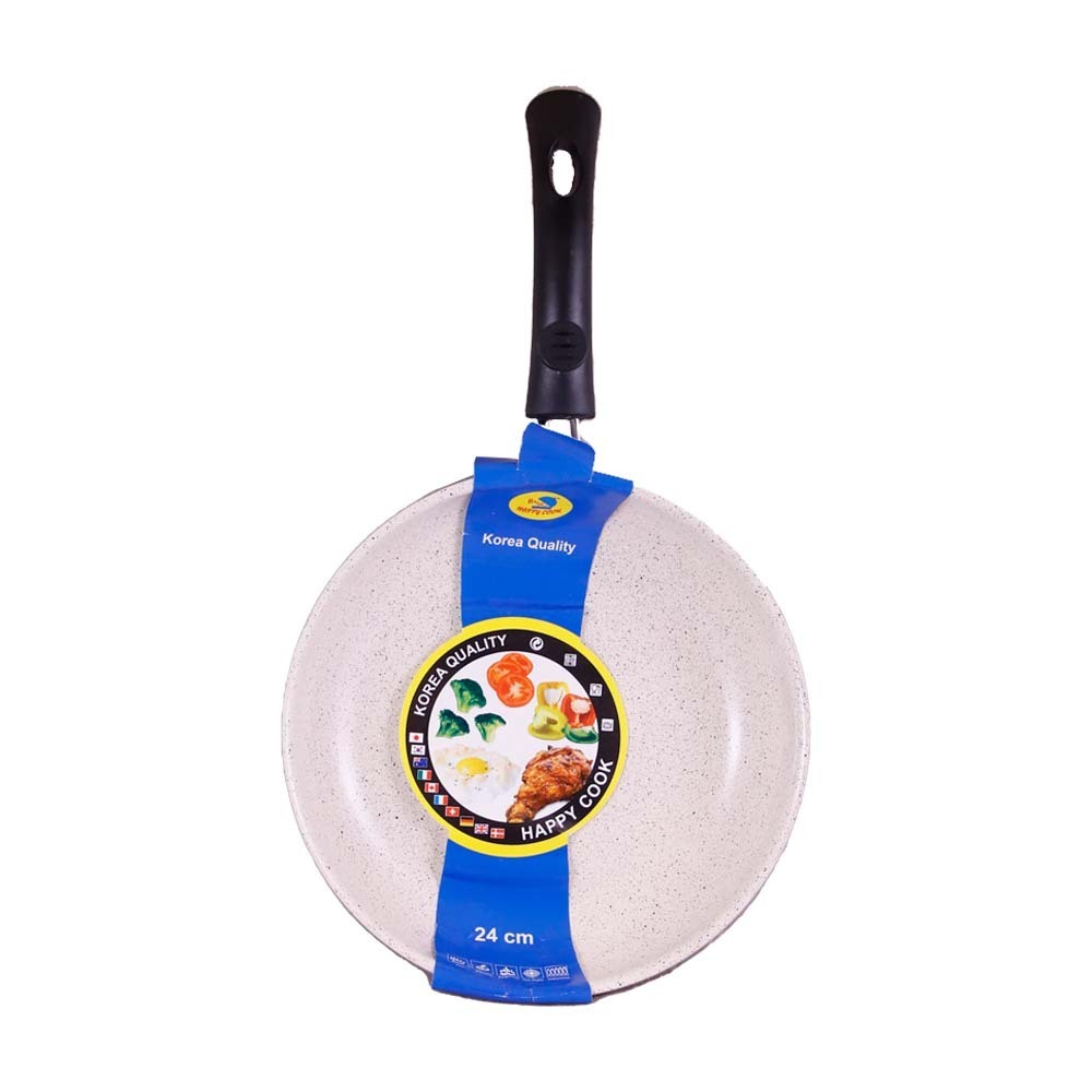 Happy Cook Aluminum Ceramic Edge Fry Pan 24cm