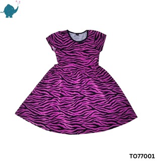 Max & Mia Girl Short-Sleeve Dress TO77001 Dark Blue Spot Small