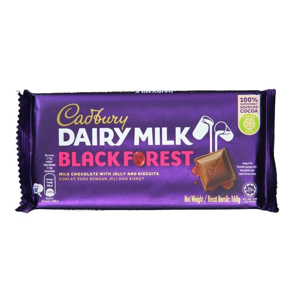 Cadbury Dairy Milk Choco Bar Black Forest 130G