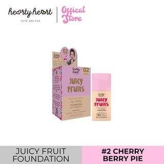 Hearty Heart Juicy Fruits Weightless Matte Full Coverage Foundation SPF 30 PA++ 20ML (02 Cherry Berry Pie)