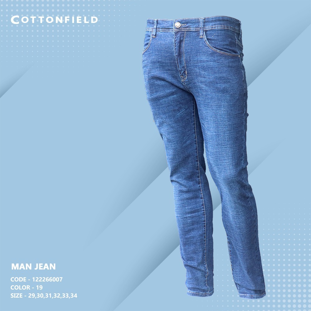 Cottonfield Men Long Jean Pants C19 (Size-31)