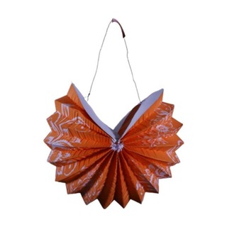 Uncle Gyi Floral Pumpkin Paper Lantern 10PCS x 1Pack Blue