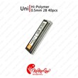 Uni Hi-Polymer Pen Lead 0.5mm (2B) 40PCS