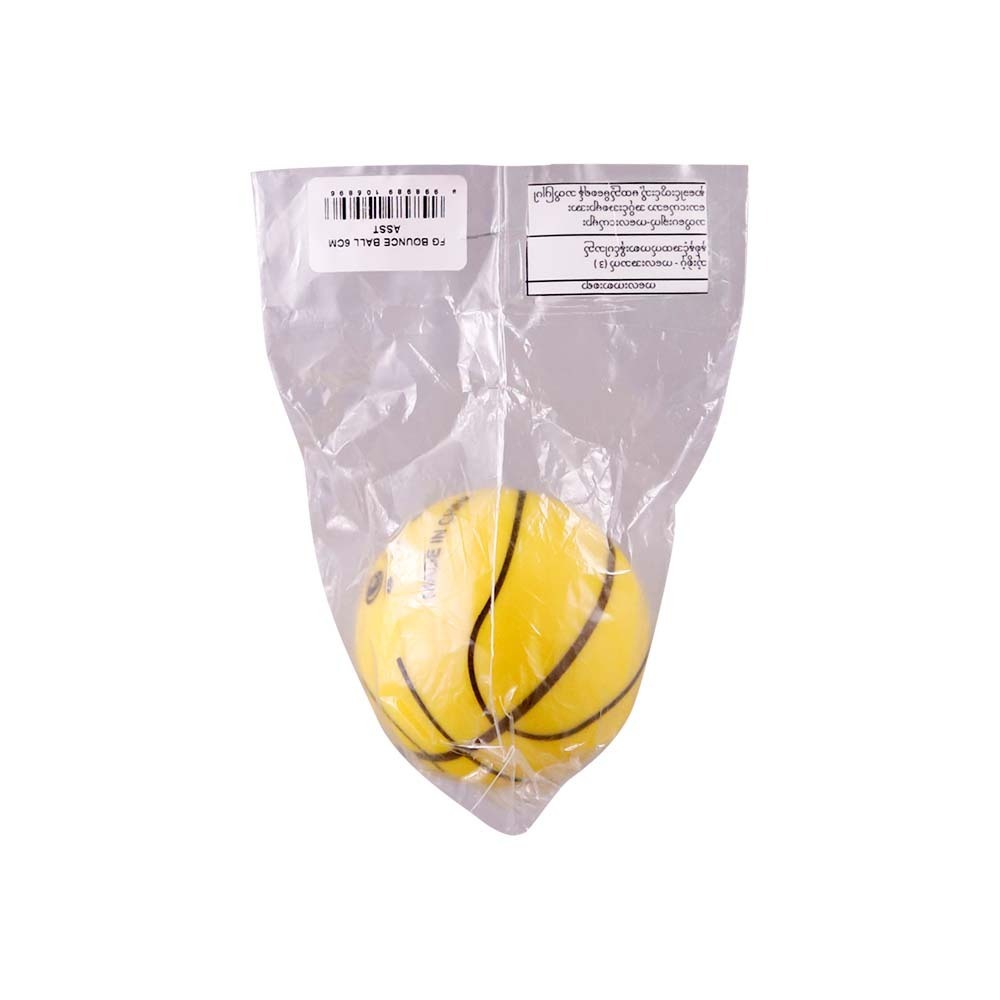Fg Bounce Ball 6cm Asst