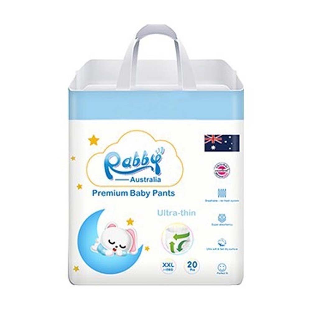 Rabby Baby Diaper Pant T Shape XXL Size 20PCS