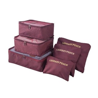 6 in 1 Travel Bags Red
