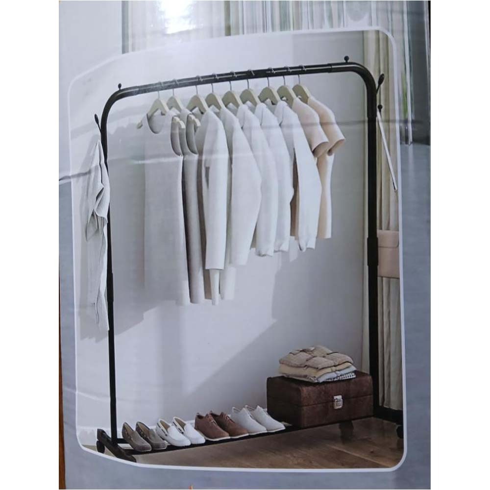 Beauty House Clothes Rack Stand (Black)