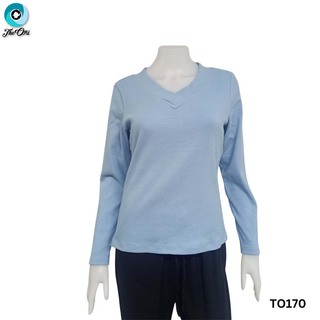 The Ori Women Long Sleeve Top Deep Gray TO126A XL
