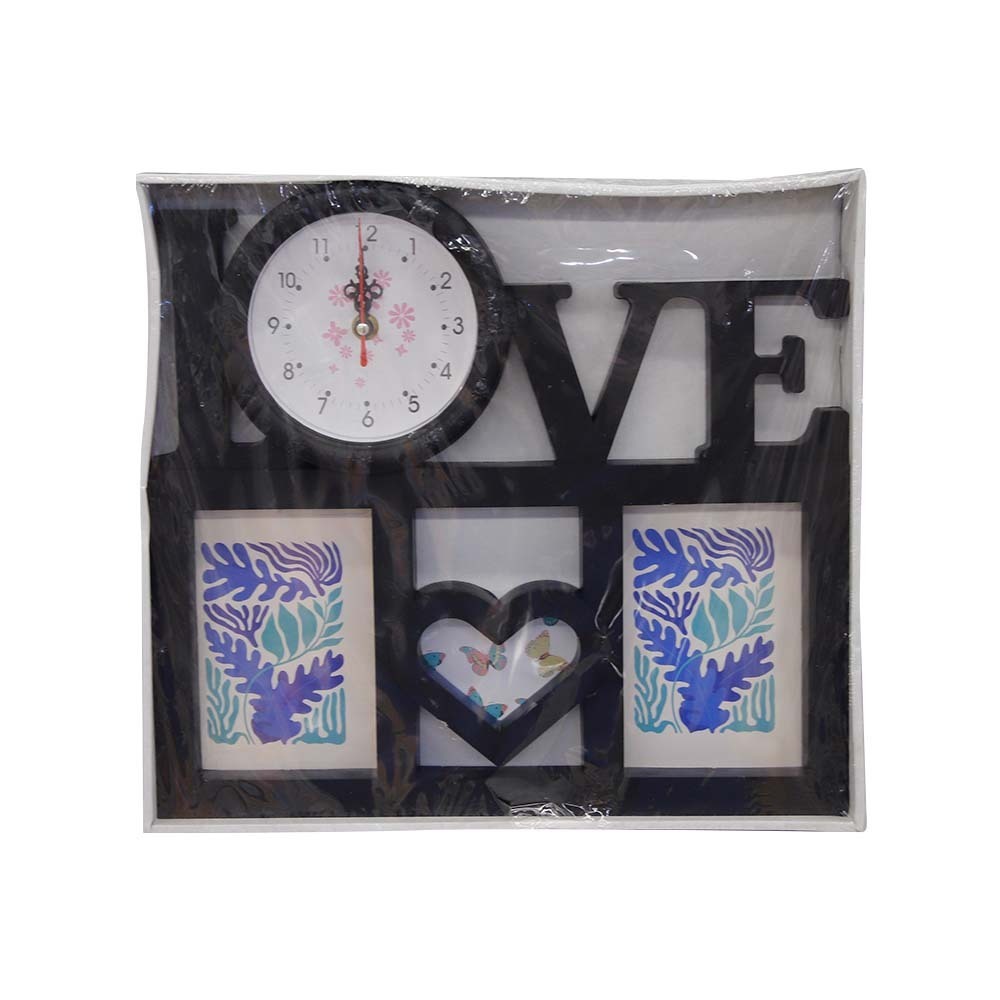 Photo Frame With Clock A021162