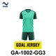Goal Jerseys GA-1002-GG Green (Extra Large)