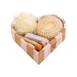  Beauty House Heart Wooden Shower Set