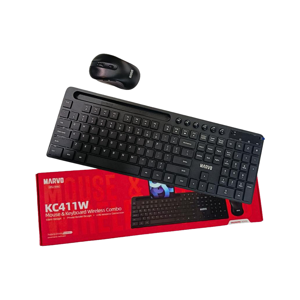 Marvo Mouse&Keyboard Wireless Combo KC411W