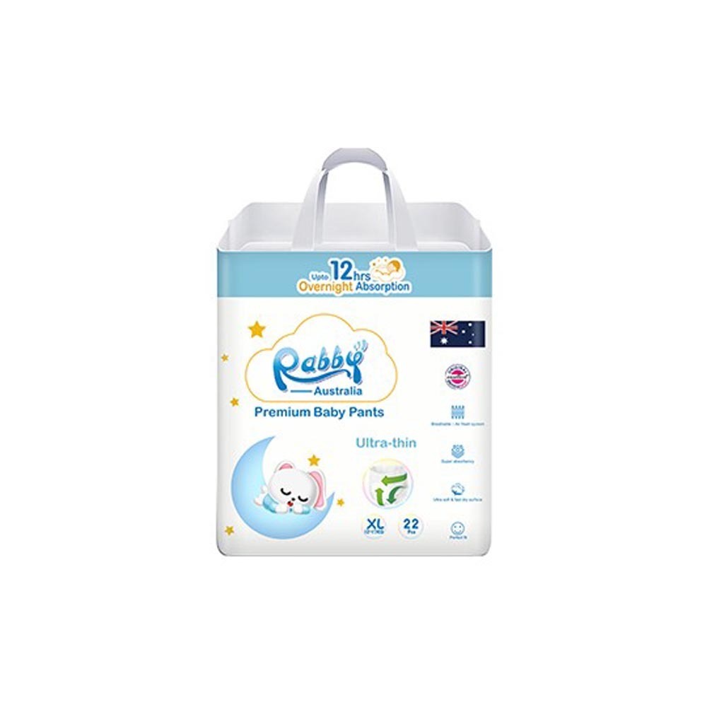 Rabby Baby Diaper Pant Q Shape XL Size 22PCS