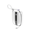 Konfulon A-50 (10000mAh Fast Charging 22.5W Built-in Cable Power Bank) White