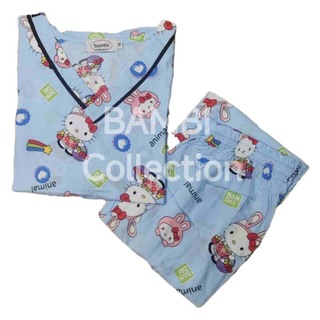 Bambi Women Spant One Set Nightwear Cream AA0038 Medium