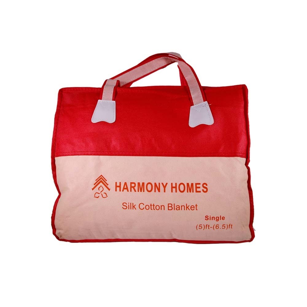 Harmony Homes Cotton Blanket 5x6.5ft Pink