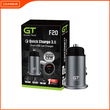 Green Tech Quick Charge 3.0 Dual USB Car Charger GTCC-F20 Gray 695992