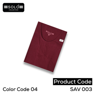 SOLO COLLLECTION Men Plain Vest SAV 003 (Code 08-XL)