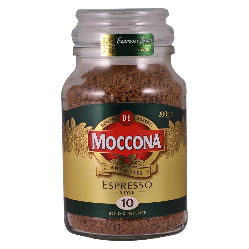 Moccona Bold & Intense Espresso Style Instant Coffee 200G