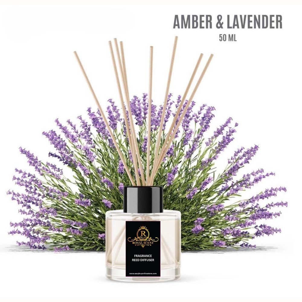 Royal Scent Reed Diffuser Amber & Lavender 50ML
