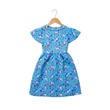 Khay May Flower Dress Blue Small (6-18m)