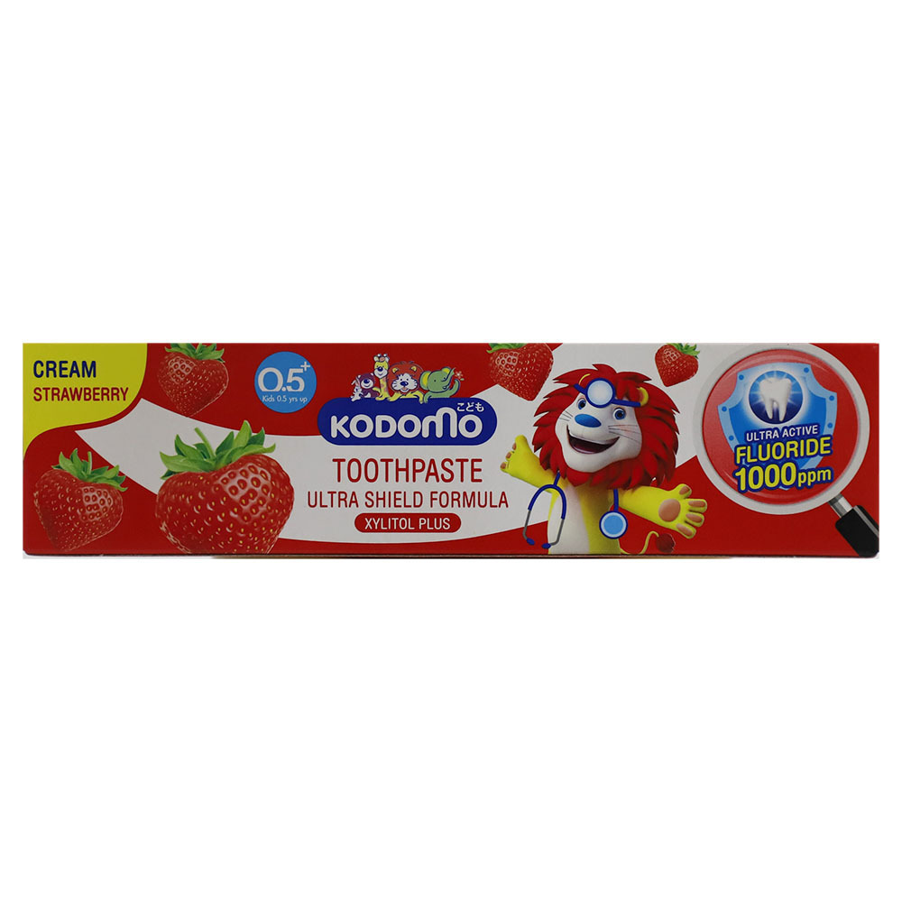 Kodomo Ultra Shield Strawberry Toothpaste Cream 65G
