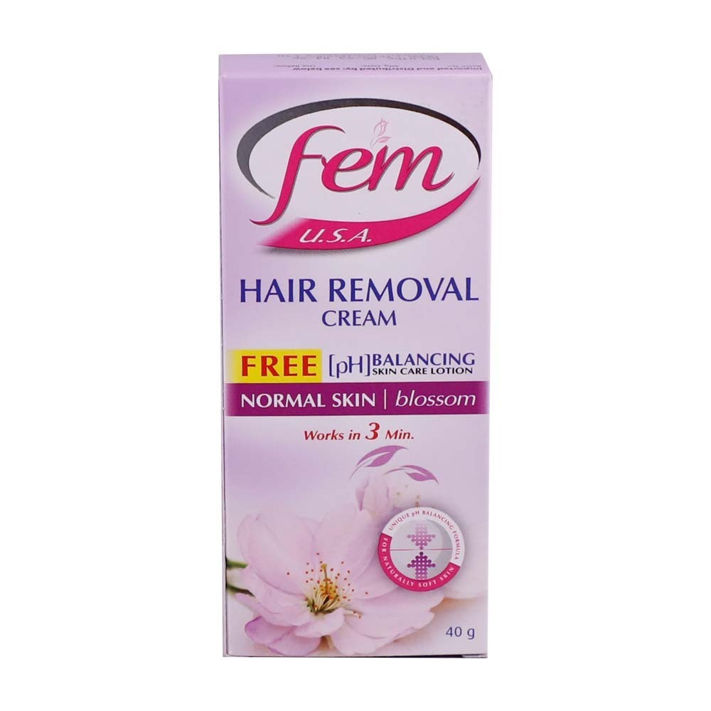 Fem Blossom Hair Removal Cream For Normal Skin 40G