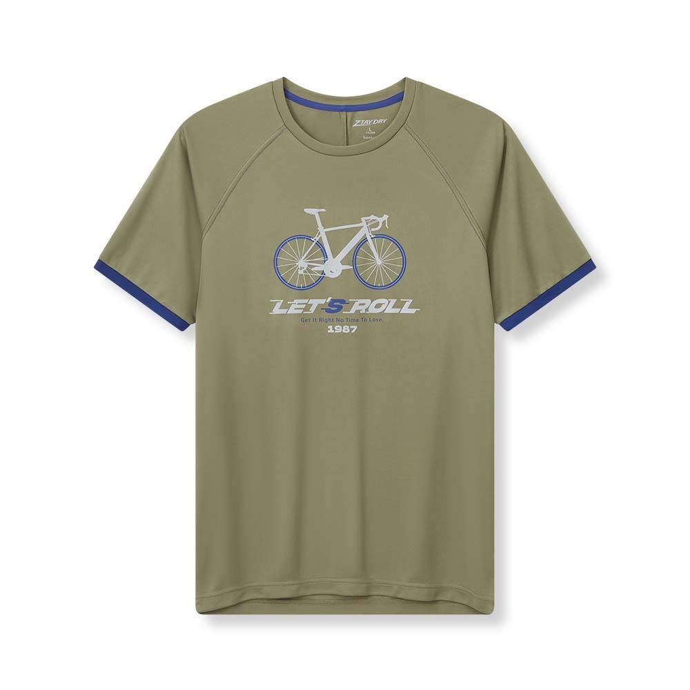 241103018 Bossini Men T-Shirt SS 24-S/S Green ( 2XL )