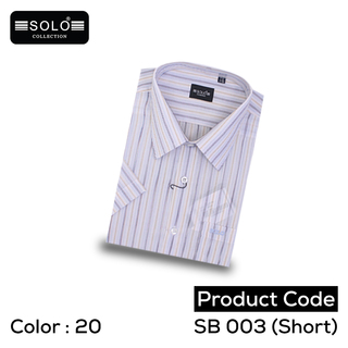 SOLO COLLLECTION SB 003 (Short) Regular Shirt Medium 16