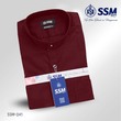 Madarin Collar Shirt Short Sleeve 3XL (Ruby Red) SSM-O-P-S-041