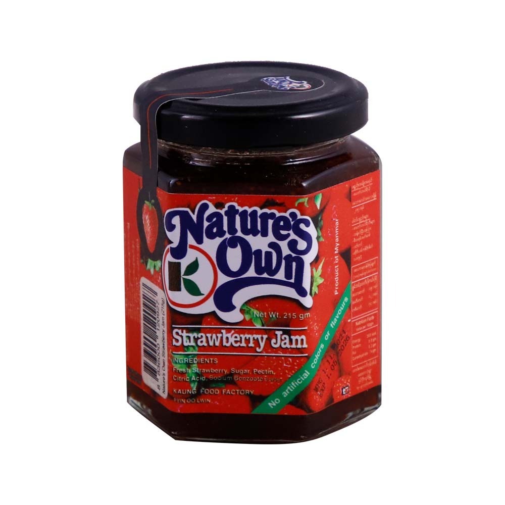 Nature's Own Strawberry Jam 215G