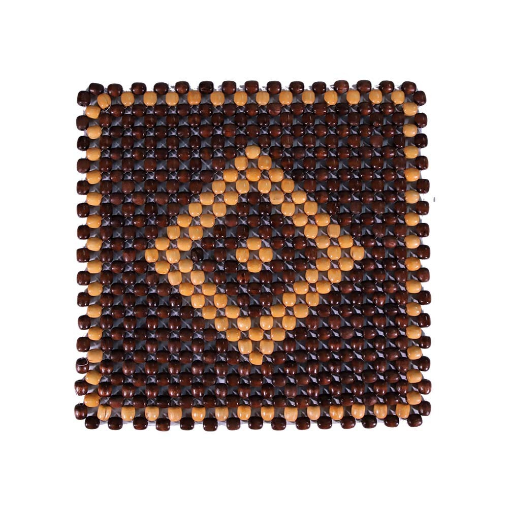 Car Seat Mat With Bamboo Beads