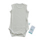 Tiny Cozy Airy Cotton Body Suite (Sleeveless) TC20112M White