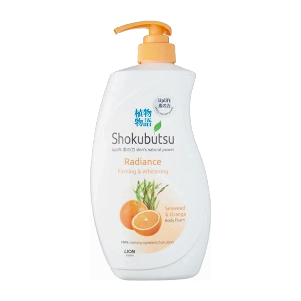 Shokubutsu Radiance Firming & Whitening Body Shower Foam 900ML