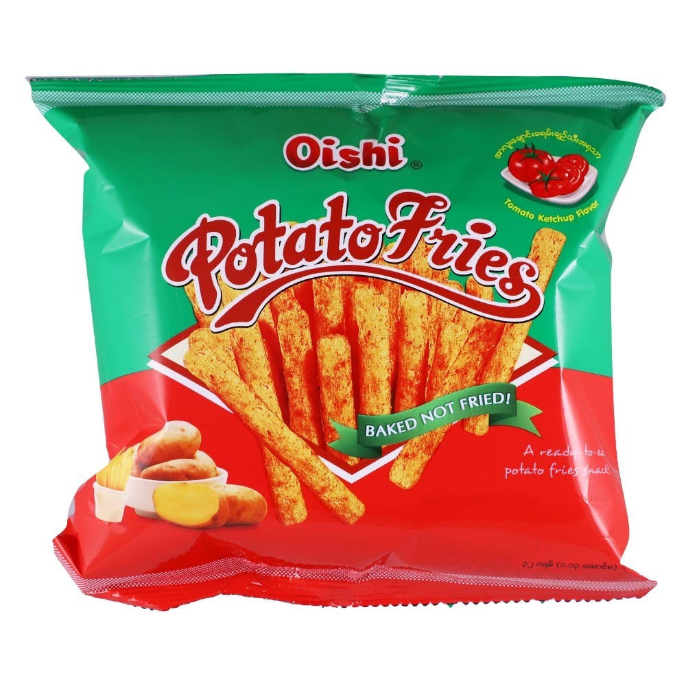 Oishi Potato Fries Ketch Up Snack 32G