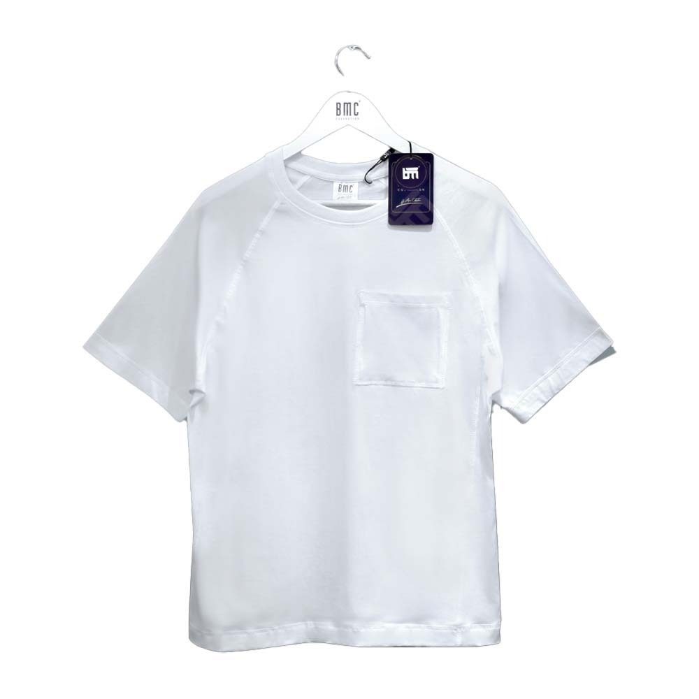 BMC Men T Shirt Short Sleeve 7510075 White Medium