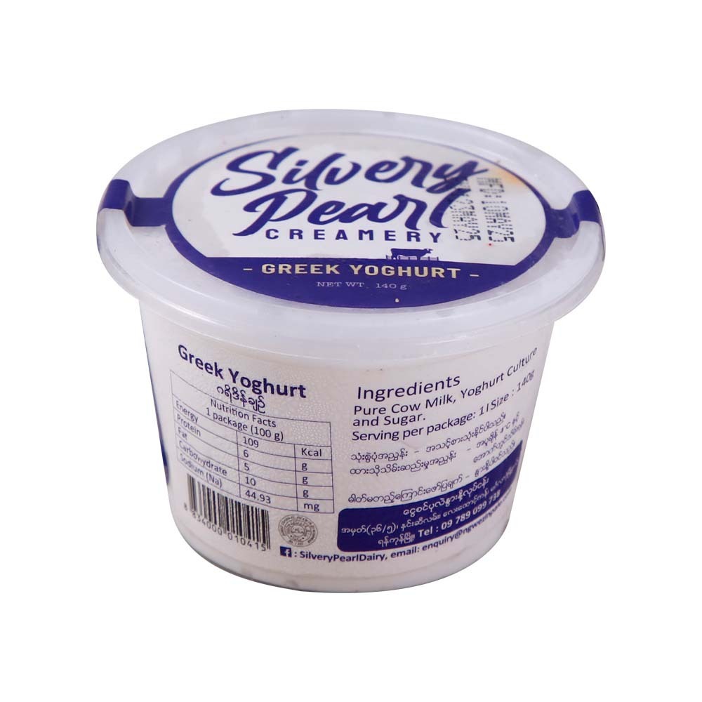 Silver Pearl Greek Yoghurt 140G