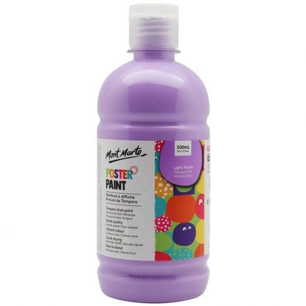 Mont Marte Poster Paint 500ML - Light Purple
