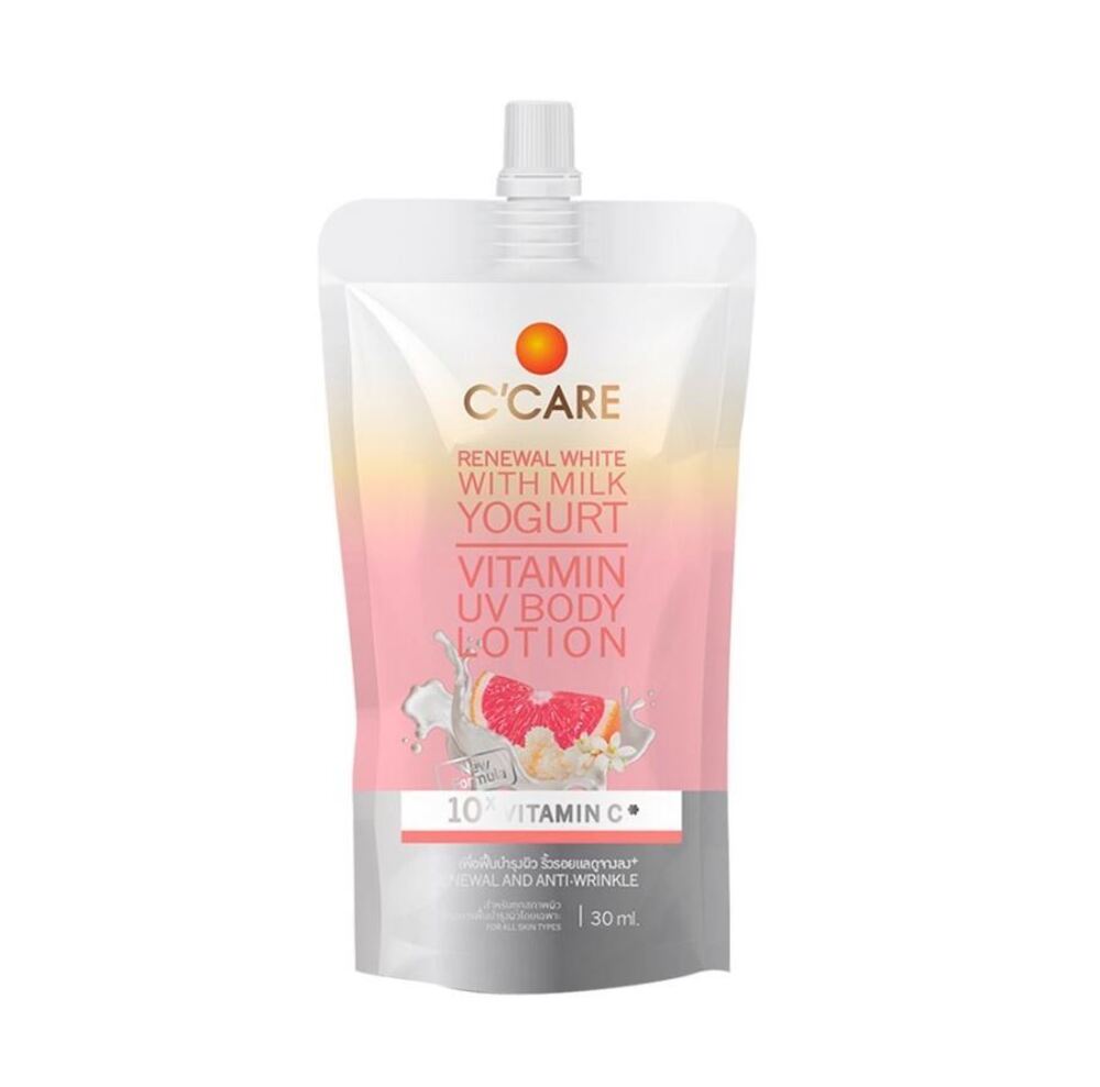 C'Care Renewal White With Milk Yogurt Vitamin UV Body Lotion 30ML
