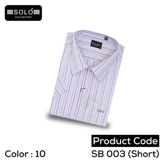 SOLO COLLLECTION SB 003 (Short) Regular Shirt Medium 16