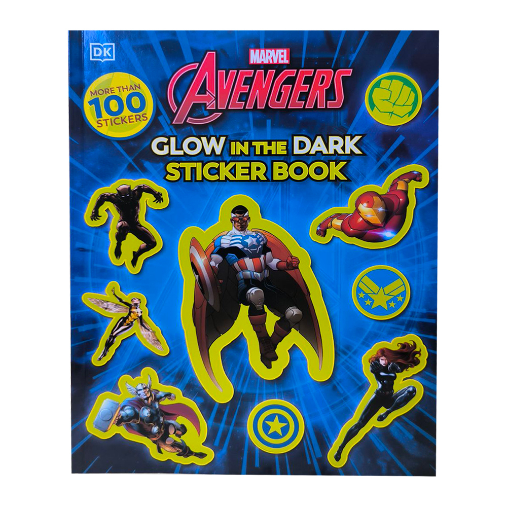 Marvel Avengers Glow In The Dark Sticker Book