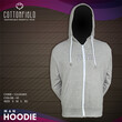 Cottonfield Men Hoodie with Zip C45 (Small)