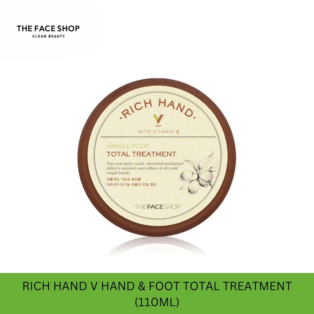 The Face Shop Rich Hand V Hand & Foot Total Treatment 110ML 8806182571855